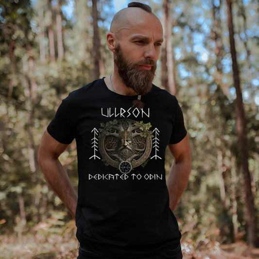 R. Ullrson - Dedicated to Odin - Unisex classic tee (Ullrson Records Logo on Back)
