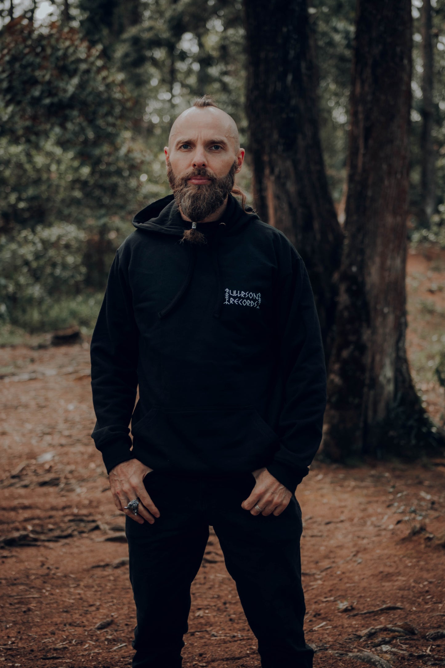 V. Ullrson - Hoodie Unisex - (Ullrson Logo on Back / Ullrson Records Logo on Front)