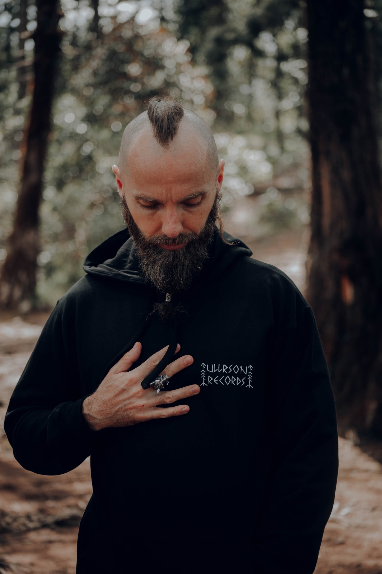 V. Ullrson - Hoodie Unisex - (Ullrson Logo on Back / Ullrson Records Logo on Front)