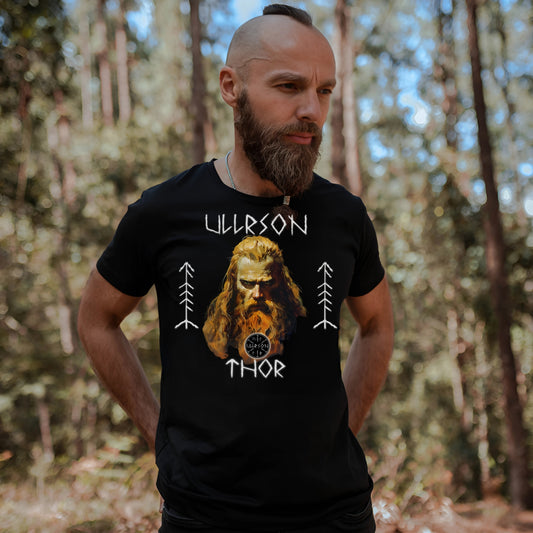 L. Ullrson - Thor - Unisex classic tee (Ullrson Records Logo on Back)